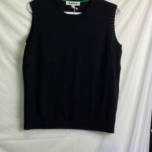 Boden Black Sleeveless Knit Tank
